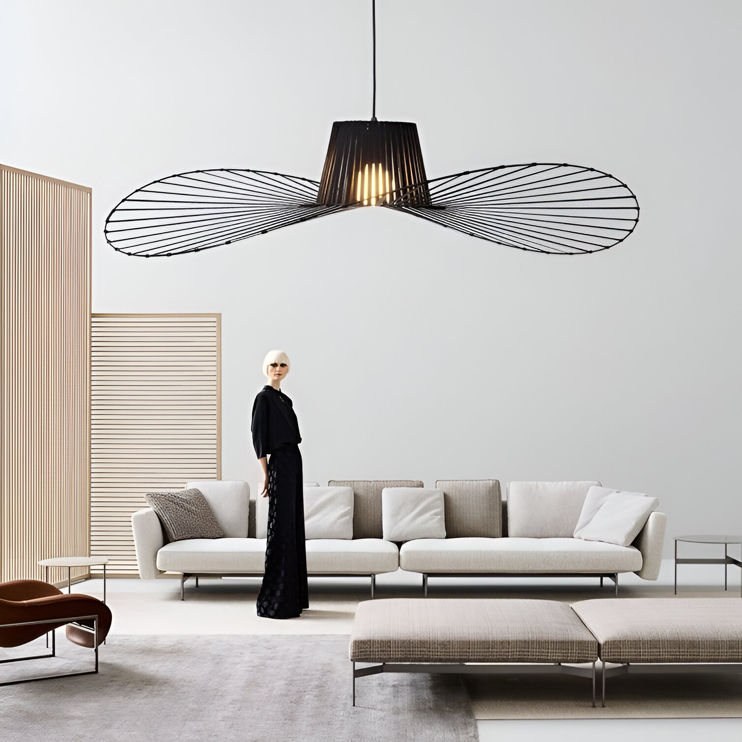 Lustra Suspendata ELIAS 35cm, 1x E27, Metal, Negru Lustre Industrial Default Title Alessandro Design
