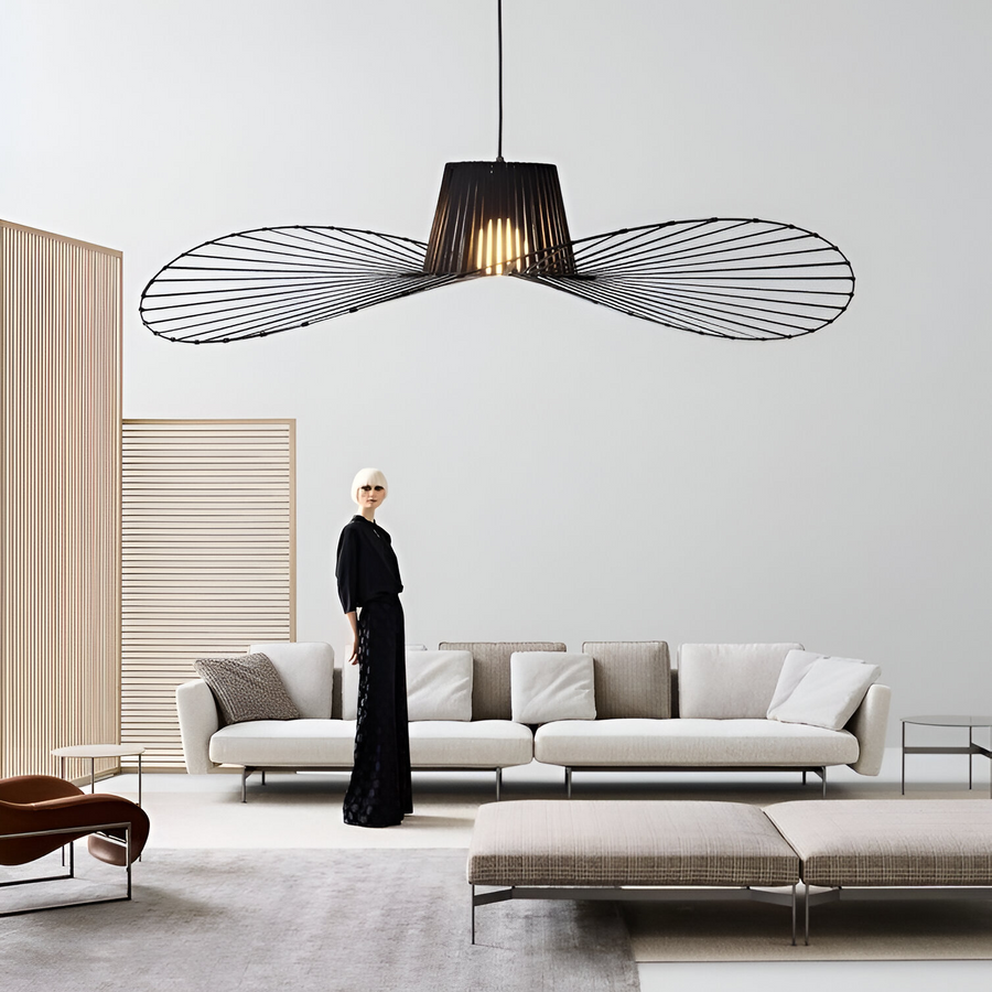 Lustra Suspendata ELIAS 35cm, 1x E27, Metal, Negru Lustre Industrial Default Title Alessandro Design