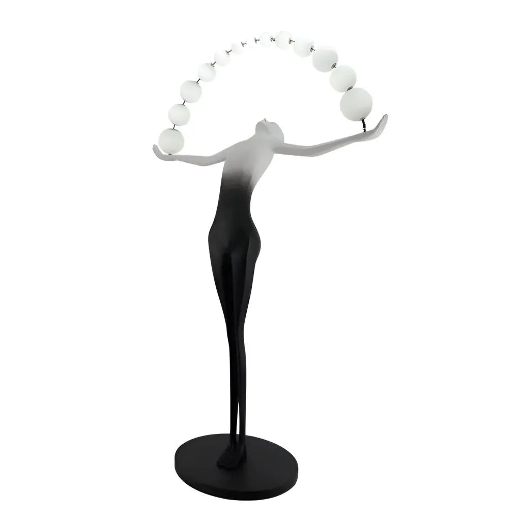 Anatolio Lampada da Terra LED 24W 4000KMetallo Nero Veioze & Lampada da Terra Titolo predefinito Alessandro Design