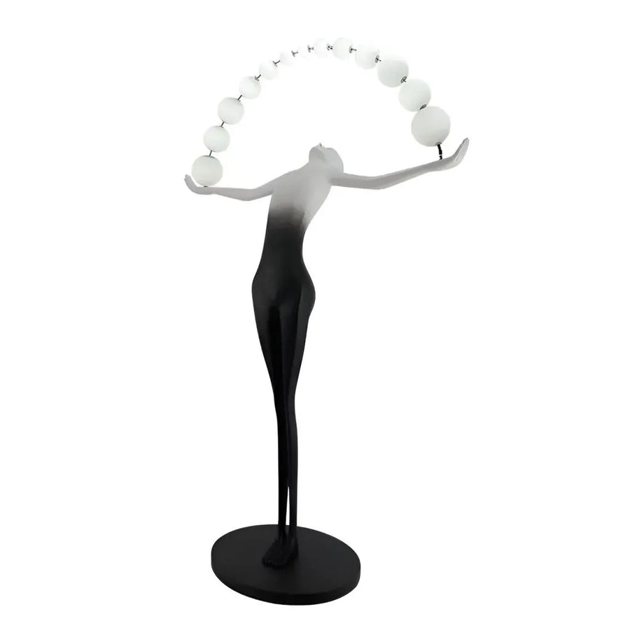 Anatolio Lampada da Terra LED 24W 4000KMetallo Nero Veioze & Lampada da Terra Titolo predefinito Alessandro Design