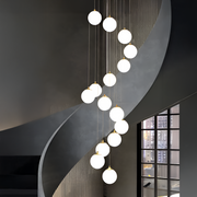 Lampadario a Sospensione, 25 Globi XE27, Oro, Altezza Regolabile Lampadari Moderni Titolo predefinito Alessandro Design