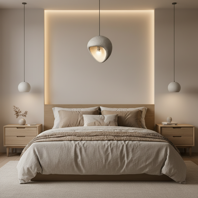Lustra Moderna AERA, 30 cm, Suspendata, 1 X E27, Gri, Metal si Spuma, Inaltime Reglabila