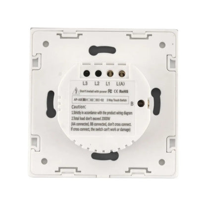 Touch Switch Head-Scara Glass Secured White Switchs Titolo predefinito Alessandro Design