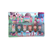Set Giocattolo da 6 Neonati Travestiti da Animali, 6 Pezzi, Multicolor, Plastica Titolo predefinito Alessandro Design