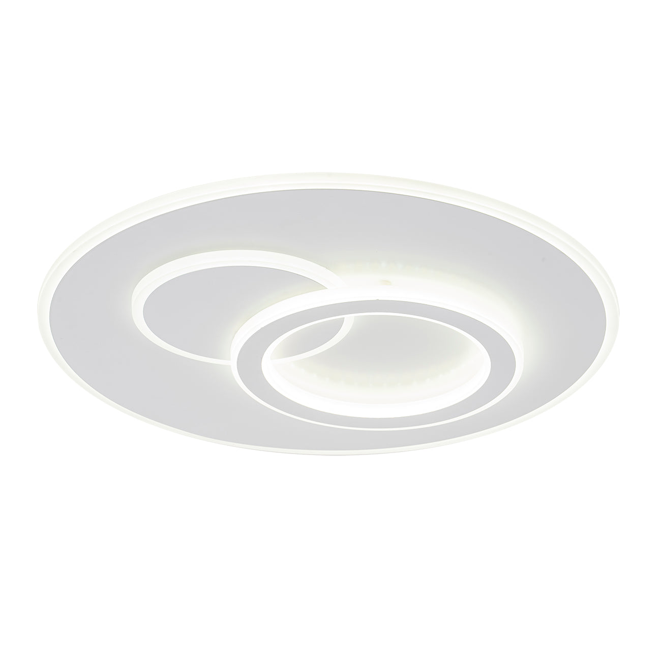 Lampadario a LED con telecomando NOLUX 34W, Rotondo, Luce Fredda/Calda/Neutra, Dimmerabile, Lampadari a LED bianchi con telecomando Titolo predefinito Alessandro Design