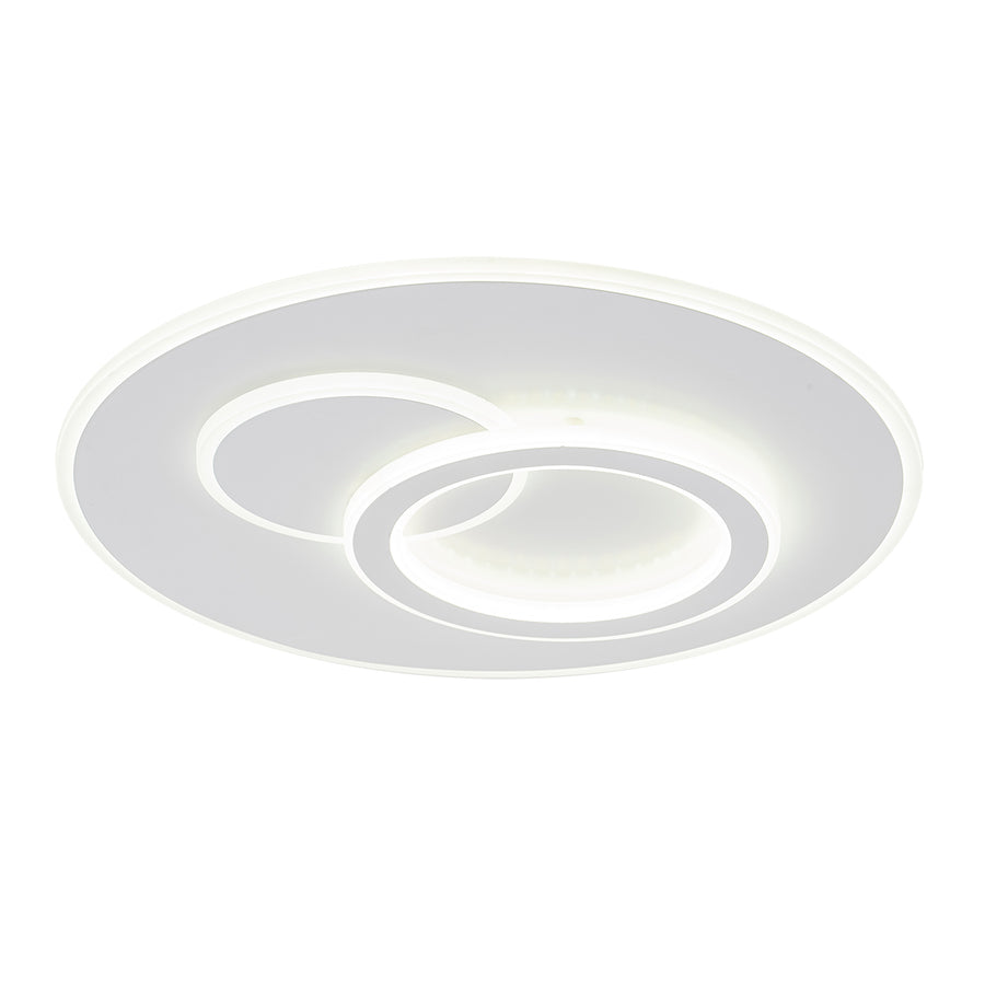 Lampadario a LED con telecomando NOLUX 34W, Rotondo, Luce Fredda/Calda/Neutra, Dimmerabile, Lampadari a LED bianchi con telecomando Titolo predefinito Alessandro Design