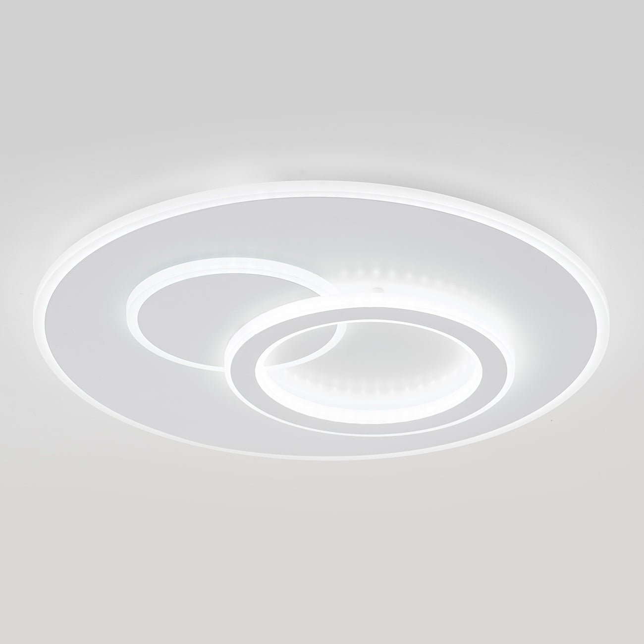 Lampadario a LED con telecomando NOLUX 34W, Rotondo, Luce Fredda/Calda/Neutra, Dimmerabile, Lampadari a LED bianchi con telecomando Titolo predefinito Alessandro Design