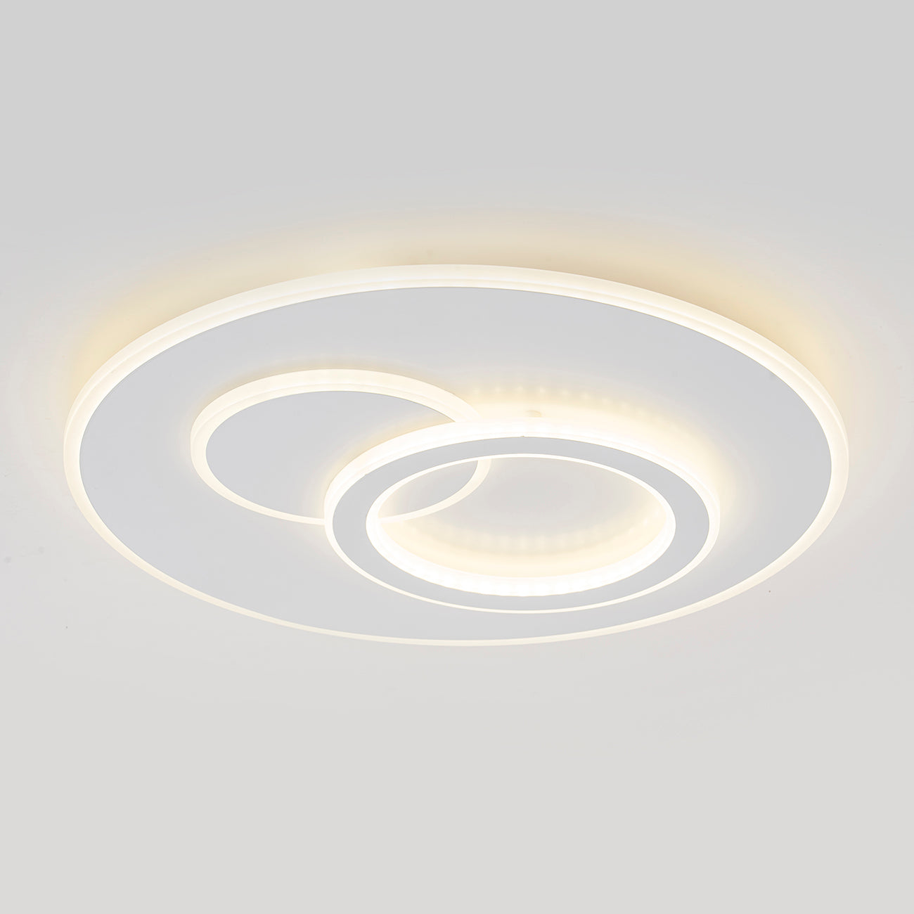 Lampadario a LED con telecomando NOLUX 34W, Rotondo, Luce Fredda/Calda/Neutra, Dimmerabile, Lampadari a LED bianchi con telecomando Titolo predefinito Alessandro Design