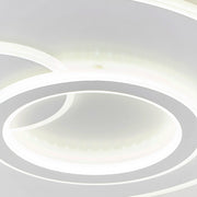 Lampadario a LED con telecomando NOLUX 34W, Rotondo, Luce Fredda/Calda/Neutra, Dimmerabile, Lampadari a LED bianchi con telecomando Titolo predefinito Alessandro Design