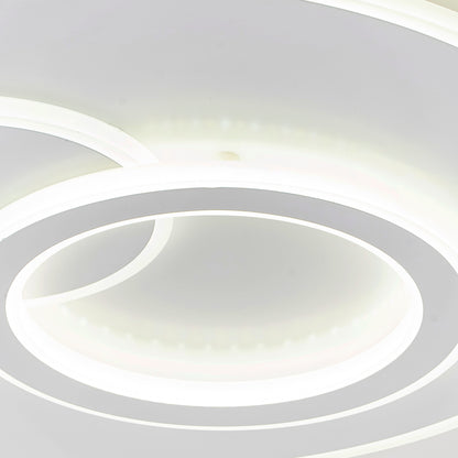 Lampadario a LED con telecomando NOLUX 34W, Rotondo, Luce Fredda/Calda/Neutra, Dimmerabile, Lampadari a LED bianchi con telecomando Titolo predefinito Alessandro Design