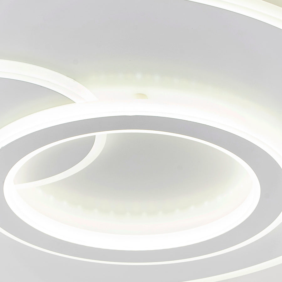 Lampadario a LED con telecomando NOLUX 34W, Rotondo, Luce Fredda/Calda/Neutra, Dimmerabile, Lampadari a LED bianchi con telecomando Titolo predefinito Alessandro Design