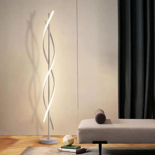Lampada LED Upsilon, 48W, luce fredda/calda/neutra, metallo e acrilico, Veioze bianco e titolo predefinito Lampada Alessandro Design