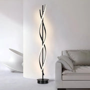 Lampada LED Upsilon, 27W, 3000K/ 4000K/ 6000K, metallo e acrilico, Veioze nero e titolo predefinito Alessandro Design