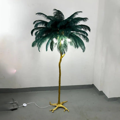 Pene Politia Lampada 1xE27 170 cm Verde Scuro Paralumi e Lampade Titolo predefinito Alessandro Design