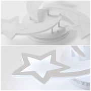 Lampadario a LED con telecomando IPOMOEA 51W, 3 Stelle, Luce Fredda/Calda/Neutra, Dimmerabile, Lampadario a LED Bianco con telecomando Titolo predefinito Alessandro Design