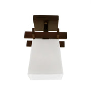 Lampadario Cala, 1 x E27, Marrone con lampadari classici bianchi, legno e vetro Titolo predefinito Alessandro Design