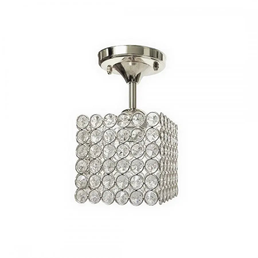 Lampadario Catrina, 1xE27, Cromo, Metallo e Cristallo Lampadari Classici Titolo predefinito Alessandro Design