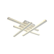 Lampadario LED con telecomando ABIGAIA 136W, 4 Elementi, Lineare, Luce Fredda/Calda/Neutra, Dimmerabile, Cristal Bianco Lampadari LED Titolo predefinito Alessandro Design
