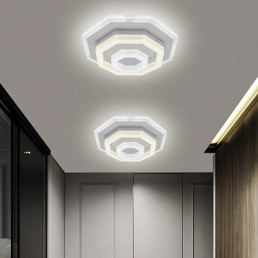 Lampadario LED ADELINE 24W, Diametro 20cm, Luce Fredda/Calda/Neutra, Bianco