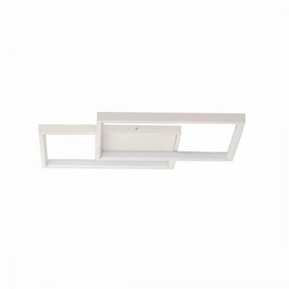 Lustra LED cu telecomanda LANDYN 37W, 2 Patrate, lumina Rece/Calda/Neutra, Dimabila, Alb Lustre LED cu Telecomanda Default Title Alessandro Design