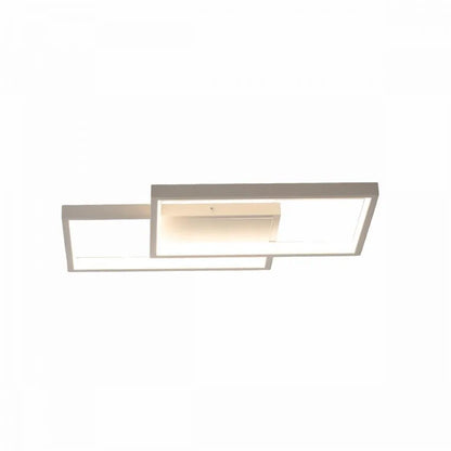 Lustra LED cu telecomanda LANDYN 37W, 2 Patrate, lumina Rece/Calda/Neutra, Dimabila, Alb Lustre LED cu Telecomanda Default Title Alessandro Design