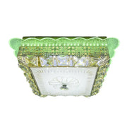 Lustra LED cu cristal ANAIDA RGB 20W, 3000K / 4000K / 6000K, Auriu Lustre LED cu Telecomanda Default Title Alessandro Design
