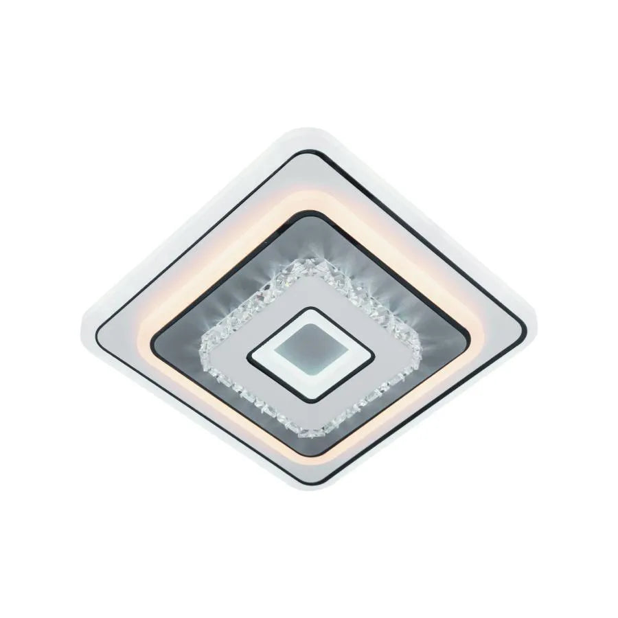 Lampadario LED in cristallo ARABELA 40W, Luce Fredda/Calda/Neutra, Lampadari LED Bianchi Titolo predefinito Alessandro Design