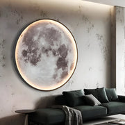 Lampada LED da Parete Decorativa Luna 83W Diametro 120CM Luce Fredda/Neutra/Calda Nero Lampadari LED Applicati Titolo predefinito Alessandro Design