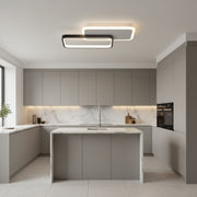 Lampadario LED con telecomando CAROLINA 31W, 2 Elementi, Luce Fredda/Calda/Neutra, Dimmerabile, Nero