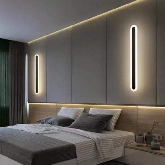 Lampada da parete a LED Caspian 15W Nero Lampade da parete per interni Titolo predefinito Alessandro Design