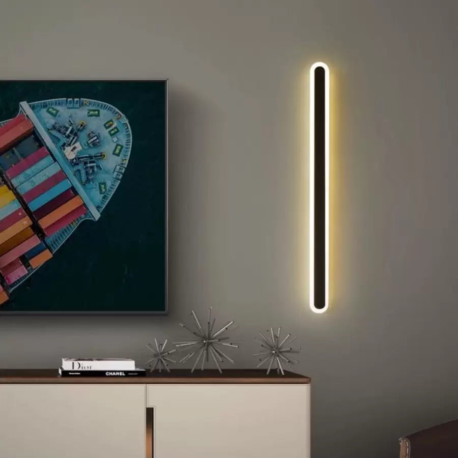 Lampadario LED CASSIUS, 24W, Lineare, Luce Fredda/Calda/Neutra, Nero Titolo predefinito Lampadari LED Alessandro Design