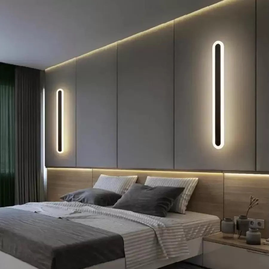 Lampadario LED CASSIUS, 24W, Lineare, Luce Fredda/Calda/Neutra, Nero Titolo predefinito Lampadari LED Alessandro Design