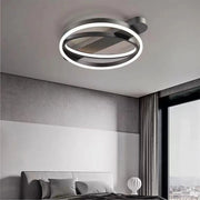 Lampadario a LED con telecomando CERELIS 90W, Luce Fredda/Calda/Neutra, Dimmerabile, Nero Lampadari a LED con telecomando Titolo predefinito Alessandro Design