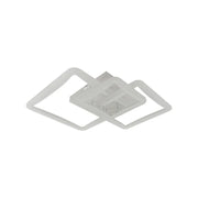 Lampadario LED con telecomando FARYDA 120W, 3 Quadrati, Luce Fredda/Calda/Neutra, Dimmerabile, Bianco