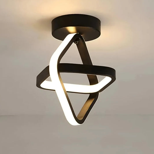 Lustra LED VERTEX CUBUS 13W, lumina Rece/Calda/Neutra, Negru Lustra LED Default Title Alessandro Design