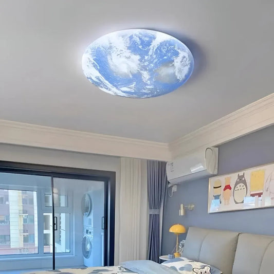 Lampadario LED EARTH 41W, Diametro 30cm, Luce Fredda/Calda/Neutra, Lampadari LED Blu Titolo predefinito Alessandro Design