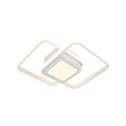 Lampadario LED DUOFORM 21W, 3 Quadrati, Luce Fredda/Calda/Neutra, Lampadari LED Applicati Bianchi Titolo predefinito Alessandro Design