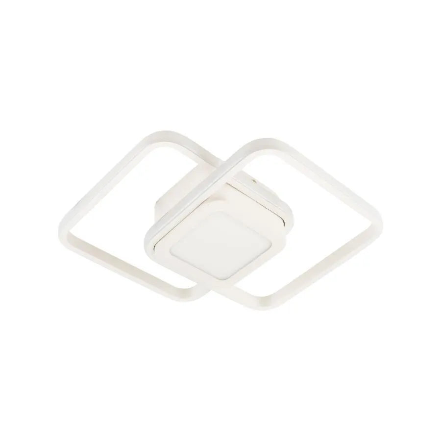 Lampadario LED DUOFORM 21W, 3 Quadrati, Luce Fredda/Calda/Neutra, Lampadari LED Applicati Bianchi Titolo predefinito Alessandro Design