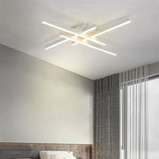 Lampadario a LED con telecomando MORA 80W, 4 Elementi, Lineare, Luce Fredda/Calda/Neutra, Dimmerabile, Lampadario a LED Bianco con telecomando Titolo predefinito Alessandro Design