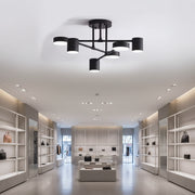 Lampadario LED GALIOS 26W, 6 Elementi, Luce Fredda/Calda/Neutra, Lampadari LED Applicati Nero Titolo predefinito Alessandro Design