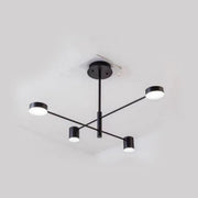GALIOS Lampadario LED 48W, 4 Elementi, Luce Fredda/Calda/Neutra, Nero Lampadari Moderni Titolo predefinito Alessandro Design