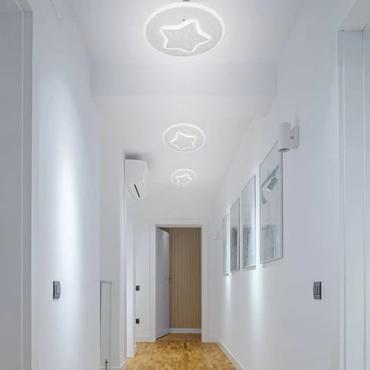 Lustra LED HEATH STEA, 35W, Diametru 20cm, lumina Neutra, Alb Lustre LED Aplicate Default Title Alessandro Design
