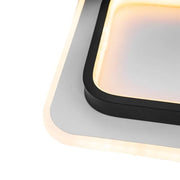 Plafoniera LED KHAI 20W, luce Fredda/Calda/Neutra, Bianco Nero