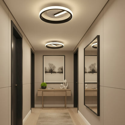 Lampadario LED VICTORIA 19W, Rotondo, Luce Fredda/Calda/Neutra, Nero, Bianco Lampadari LED applicati Titolo predefinito Alessandro Design