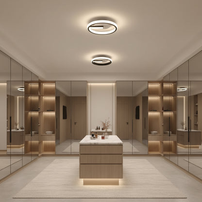 Lampadario LED VICTORIA 19W, Rotondo, Luce Fredda/Calda/Neutra, Nero, Bianco Lampadari LED applicati Titolo predefinito Alessandro Design