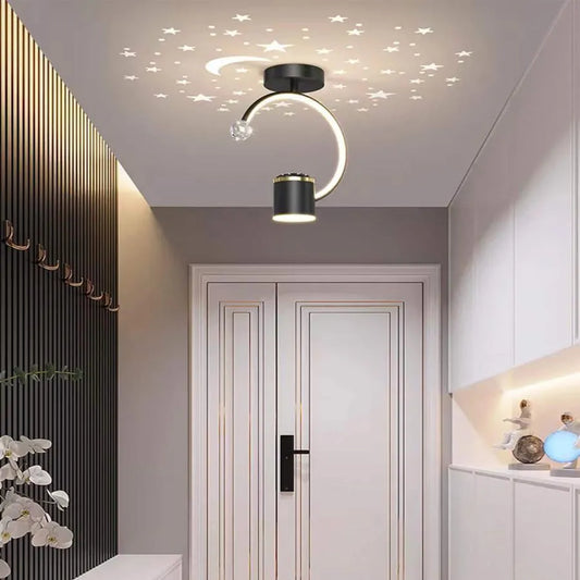 Lampadario LED KENYA 34W, Luce Fredda/Calda/Neutra, Lampadario LED Nero Titolo predefinito Alessandro Design