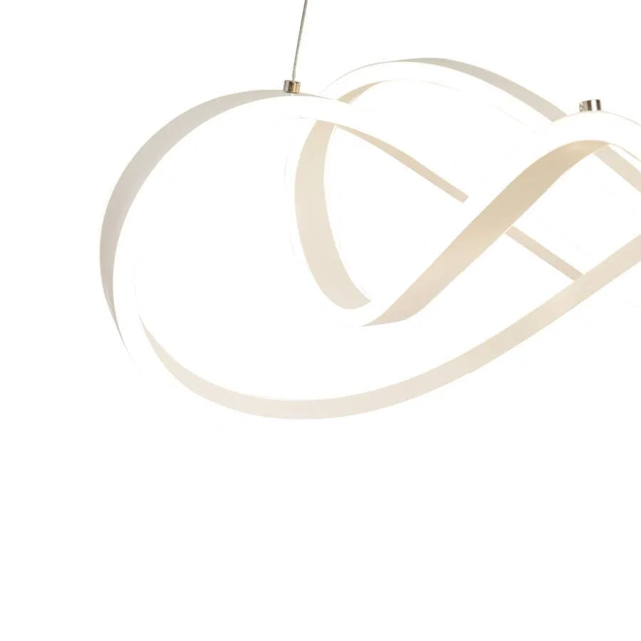 Lampadario LED a sospensione con telecomando INFINITY HALO 69W, Luce Fredda/Calda/Neutra, Dimmerabile, Bianco, Lampadari LED con Telecomando Titolo predefinito Alessandro Design