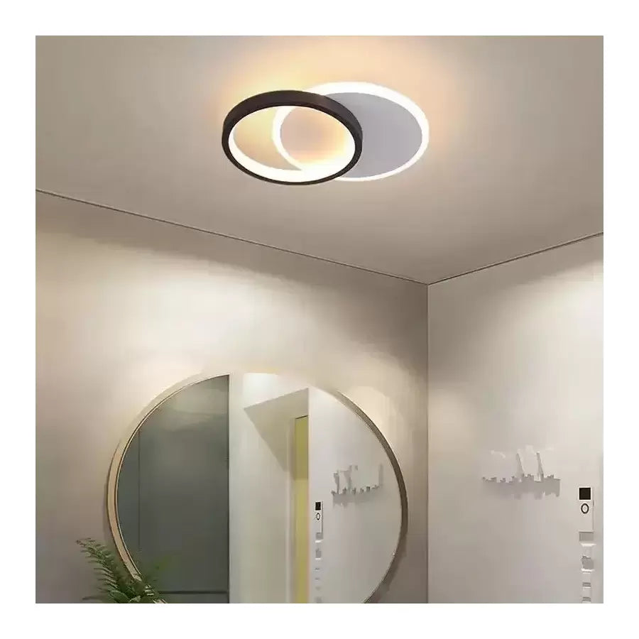 Lampadario LED MARIO 24W, luce Fredda/Calda/Neutra Bianco Nero