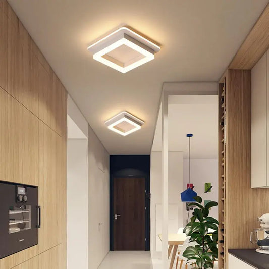 Lustra LED MODERNA 26W, Dimensiune 19.5x19.5, Patrata, lumina Rece/Calda/Neutra, Alb Lustre LED Default Title Alessandro Design