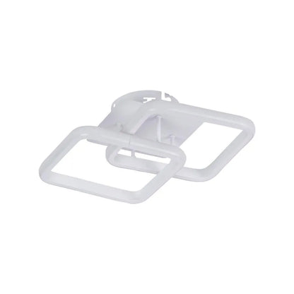 Lampadario LED LILIA 20W, 2 Quadrati, luce Fredda/Calda/Neutra, Bianco